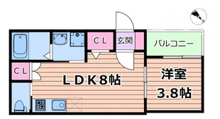 (仮称）F asecia brunの物件間取画像